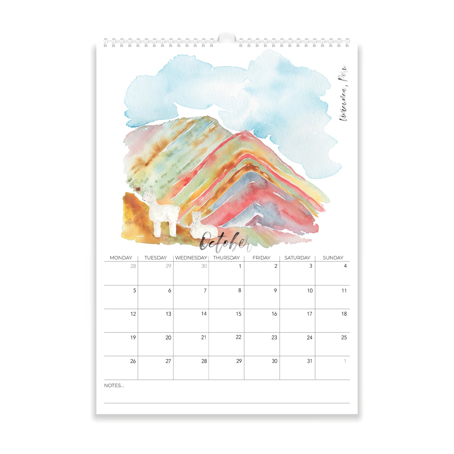 Adventure Awaits – 2026 A4 Calendar