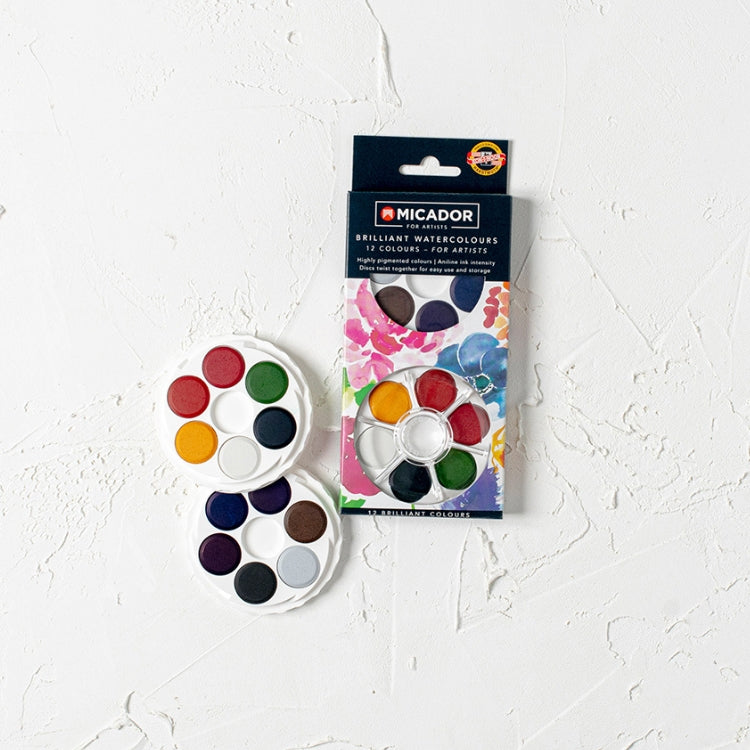 Watercolour Paint & Brush Set Bundle