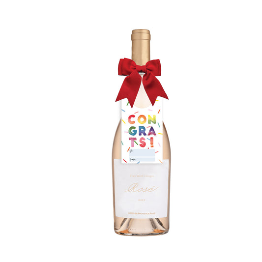Congrats - Bottle Gift Tag Pack