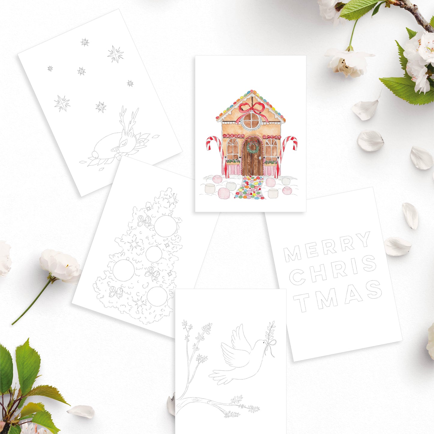 Christmas Cards Only - Paint Your Own